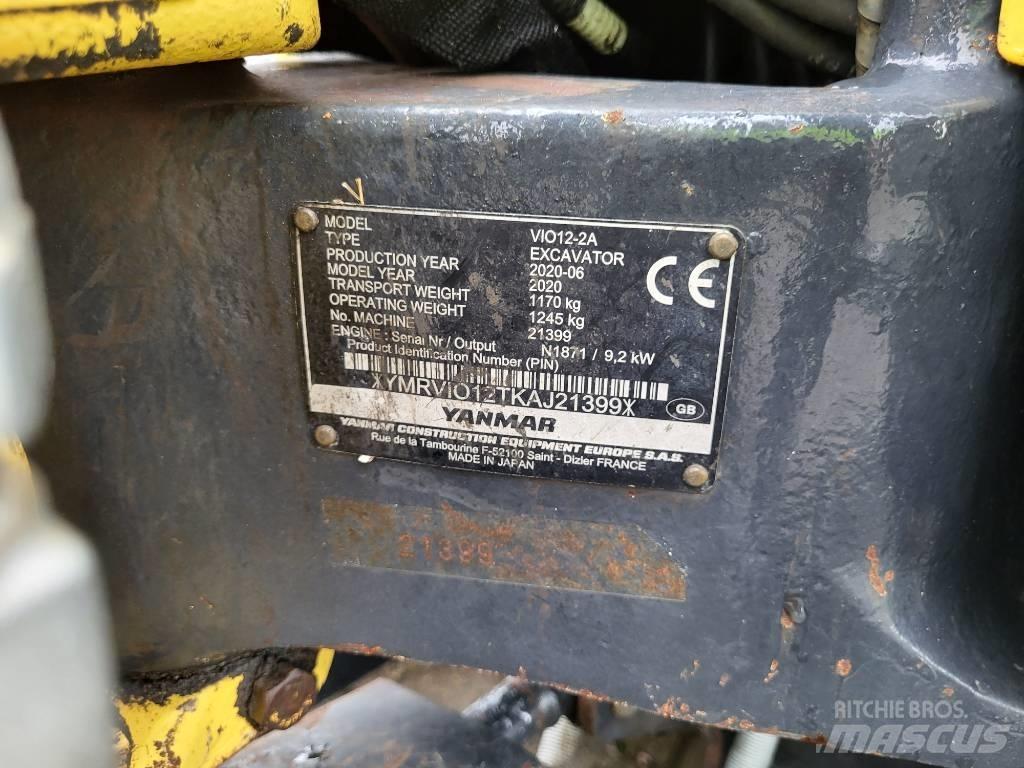 Yanmar VIO12 Mini ekskavatoriai < 7 t
