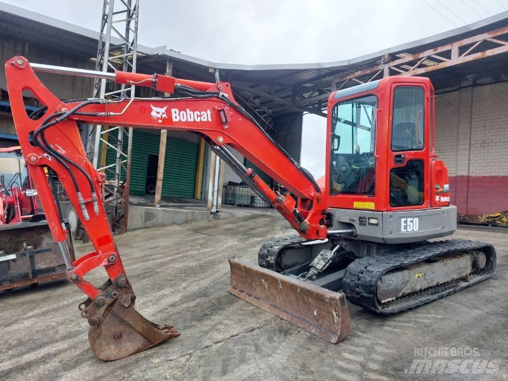 Bobcat E 50 EM Mini ekskavatoriai < 7 t