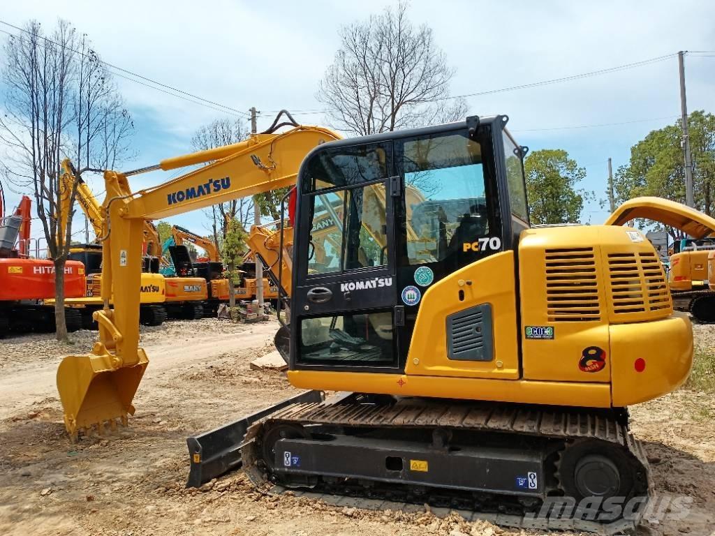 Komatsu PC 70 Vidutinės galios ekskavatoriai 7-12 t