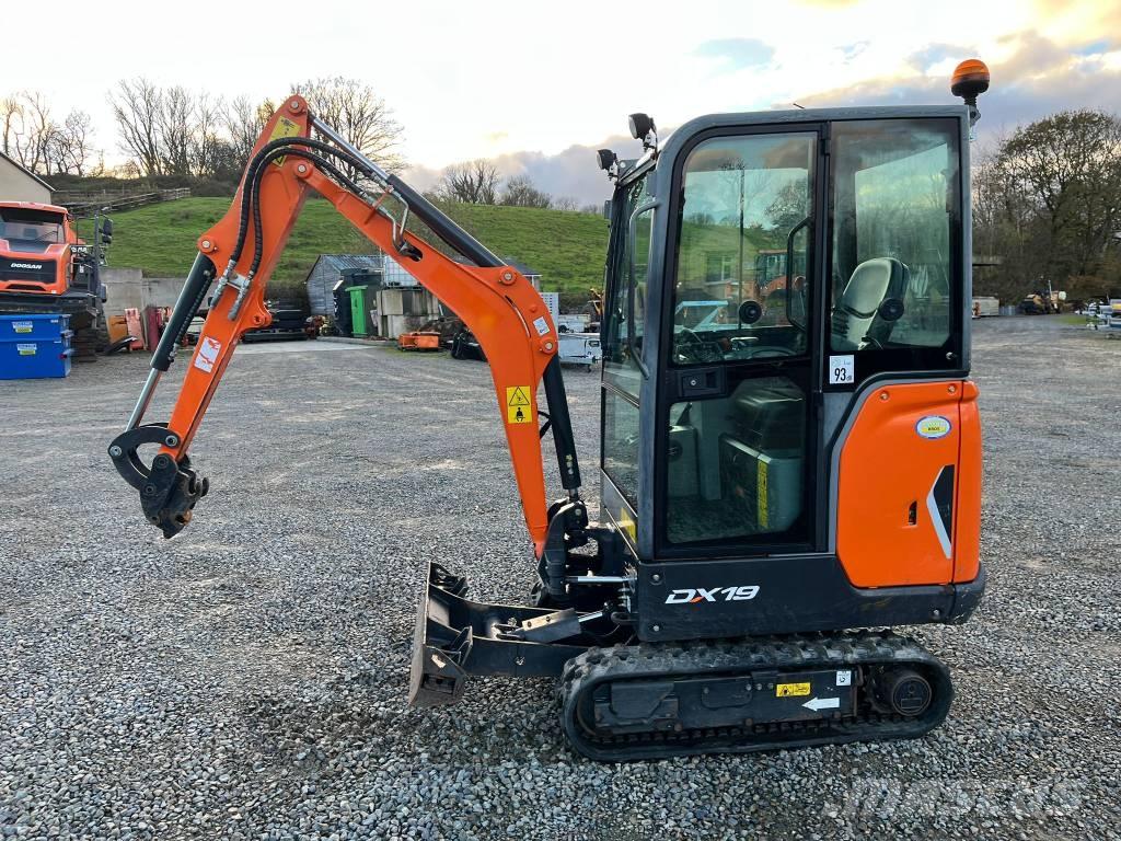 Doosan DX 19 Mini ekskavatoriai < 7 t
