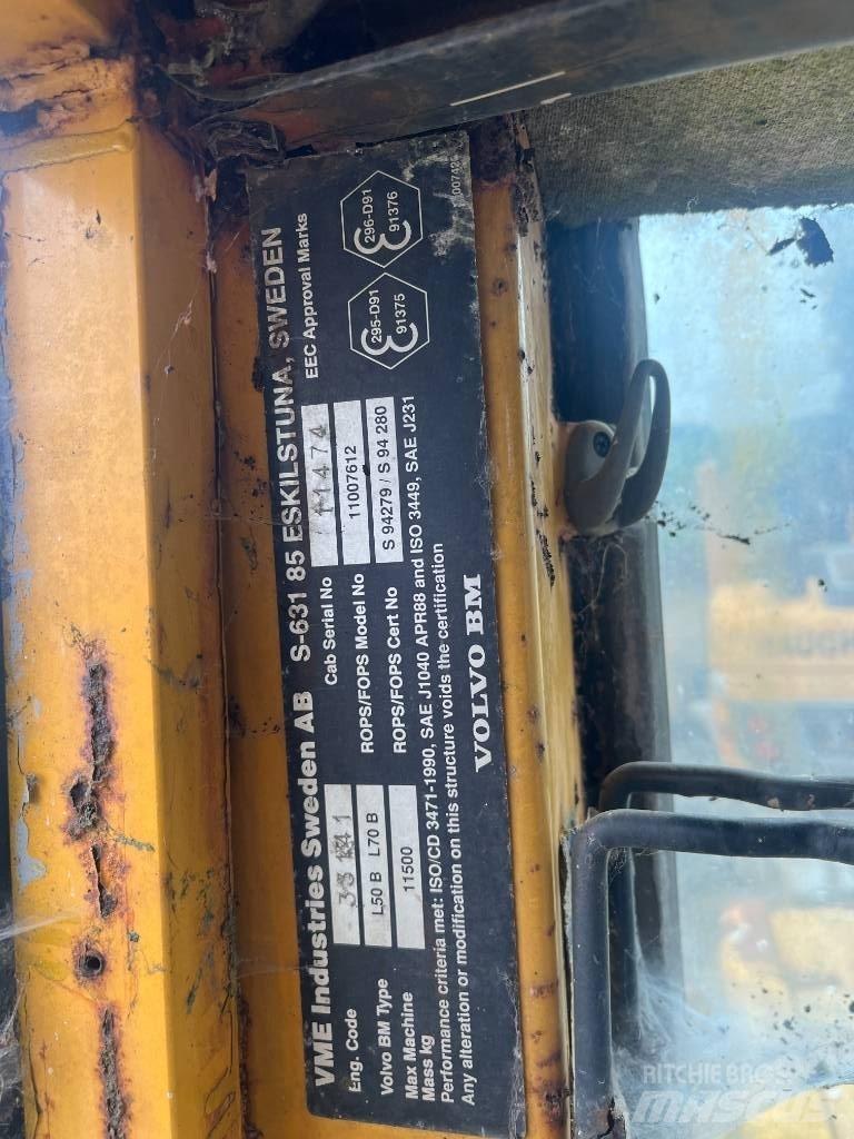 Volvo L 70 B Naudoti ratiniai krautuvai
