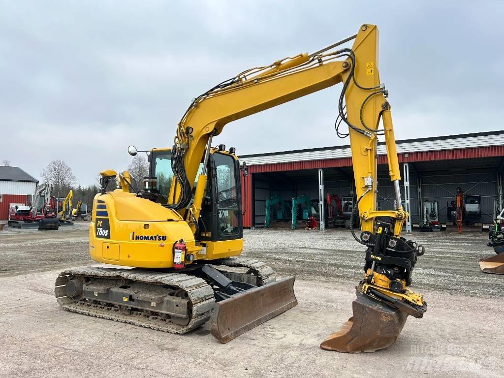 Komatsu PC78US-10 Vidutinės galios ekskavatoriai 7-12 t