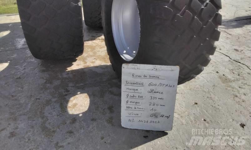 Alliance 600/55R26.5 Padangos, ratai ir ratlankiai