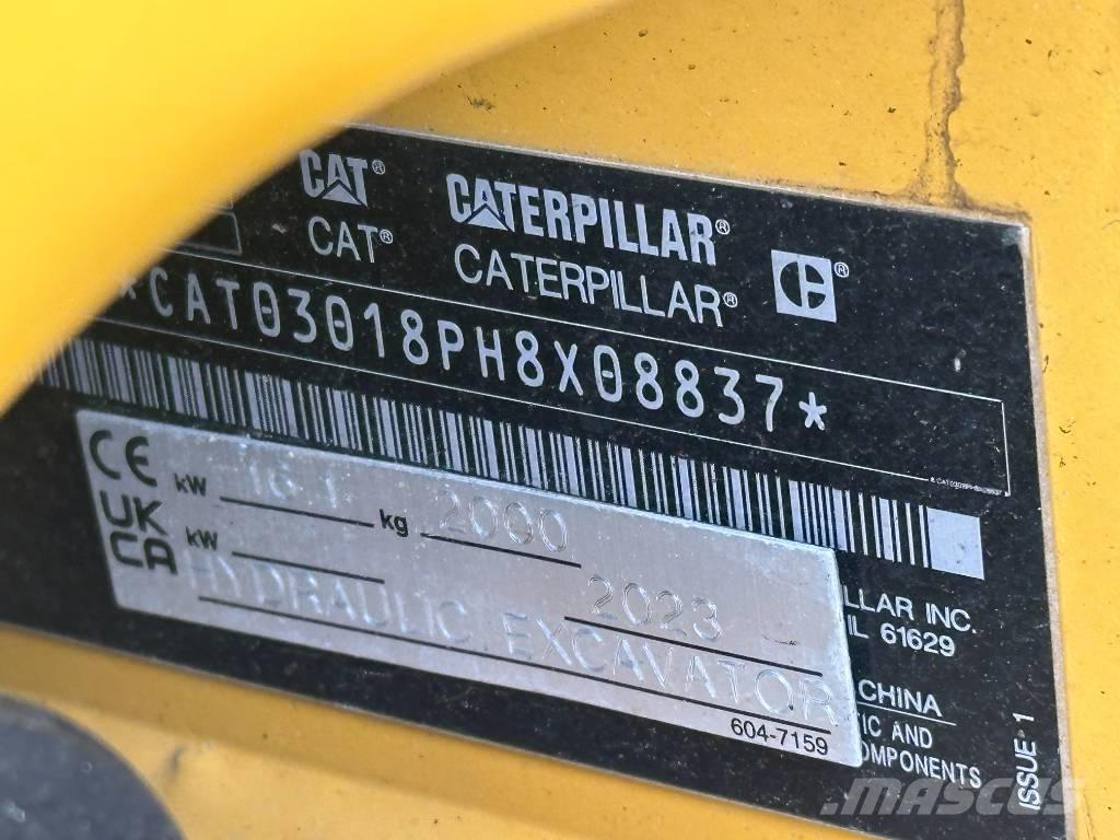 CAT 301.8 Mini ekskavatoriai < 7 t