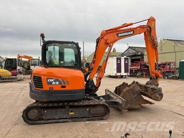 Doosan DX 63-3 Mini ekskavatoriai < 7 t