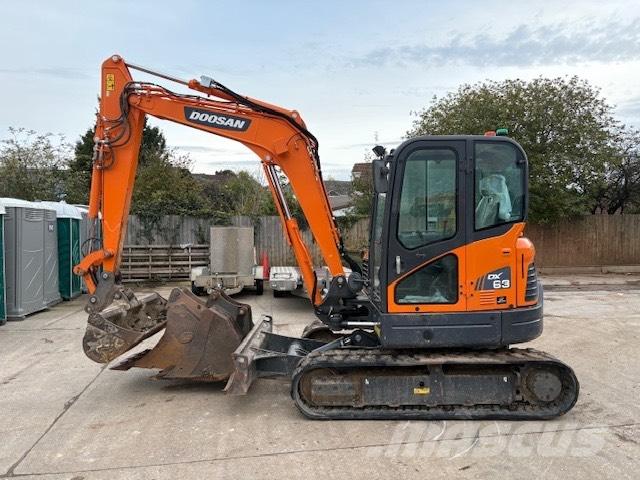 Doosan DX 63-3 Mini ekskavatoriai < 7 t
