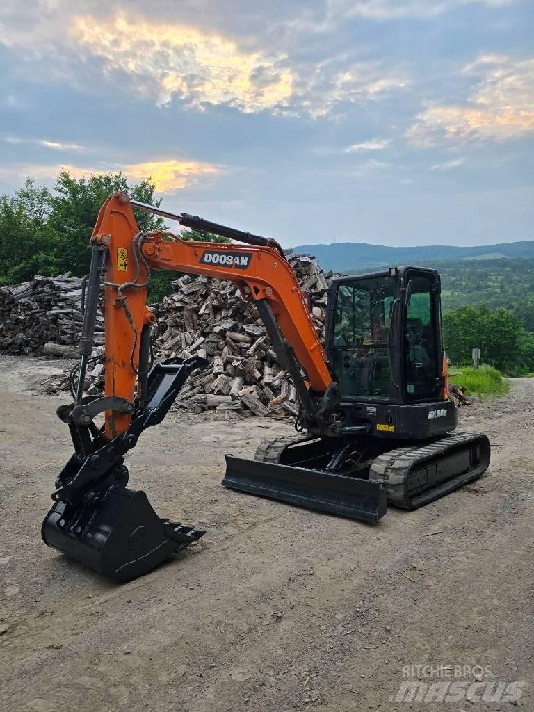 Doosan DX 50 Z Mini ekskavatoriai < 7 t