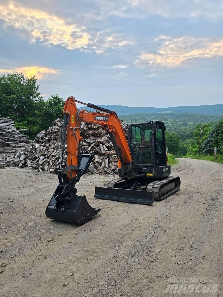 Doosan DX 50 Z Mini ekskavatoriai < 7 t