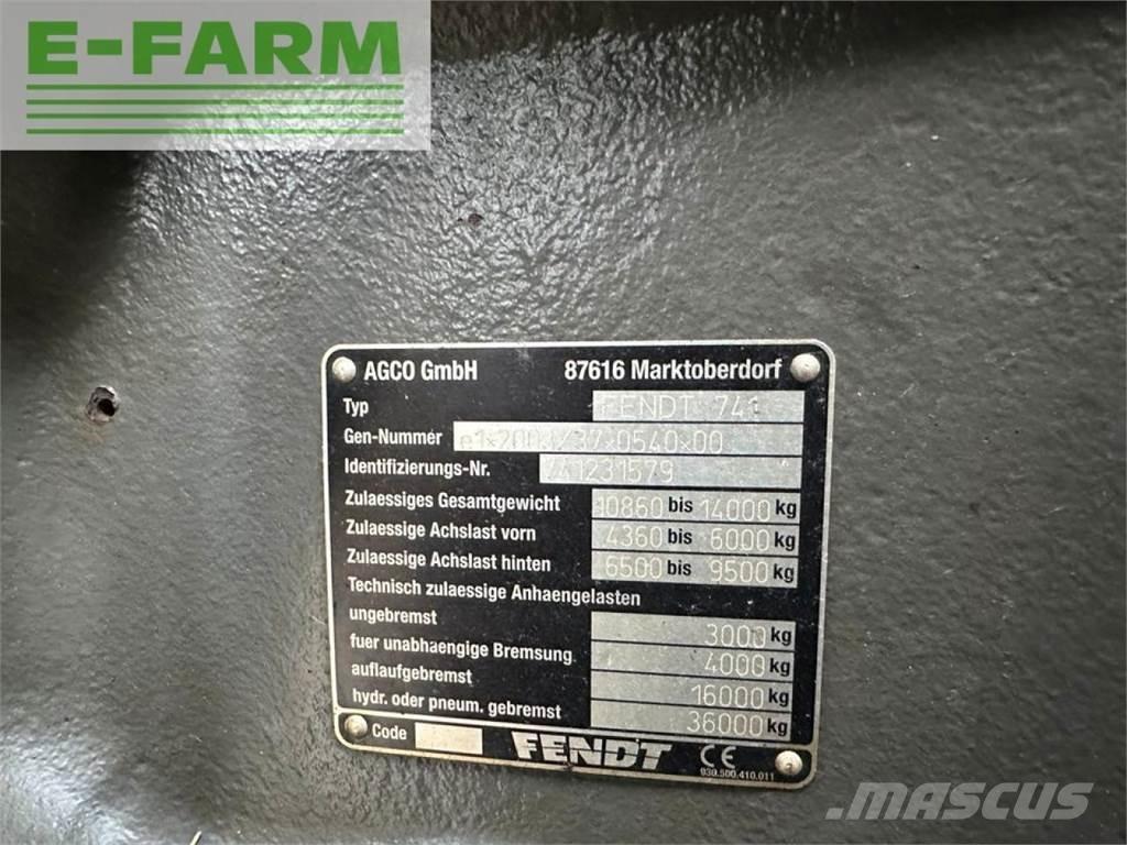 Fendt 720 Vario Traktoriai