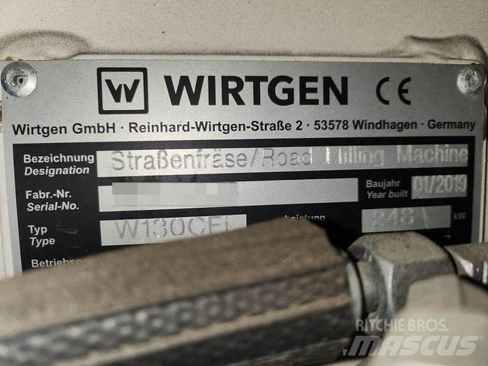 Wirtgen W130CFi Betono akmens klojimo technika