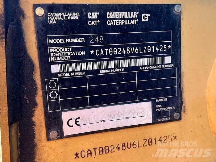 CAT 248 Mini krautuvai
