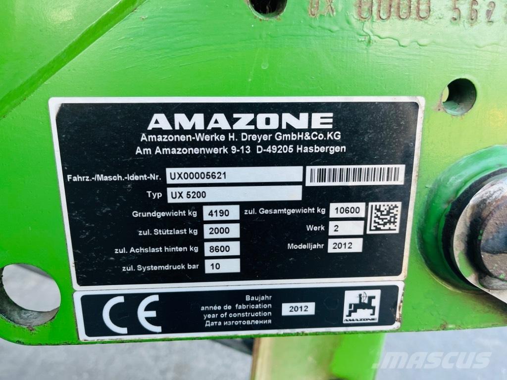 Amazone UX 5200 Prikabinami purkštuvai