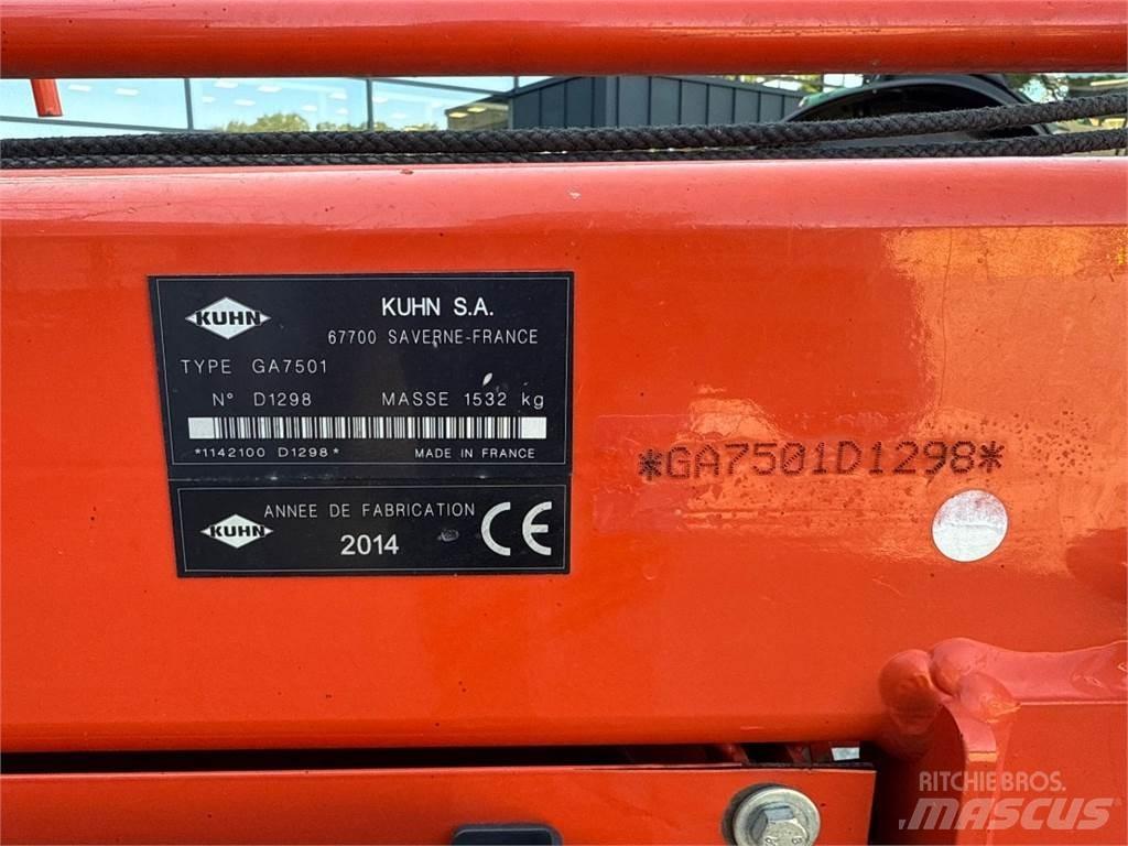 Kuhn GA 7501 Grunto gramdymo technika