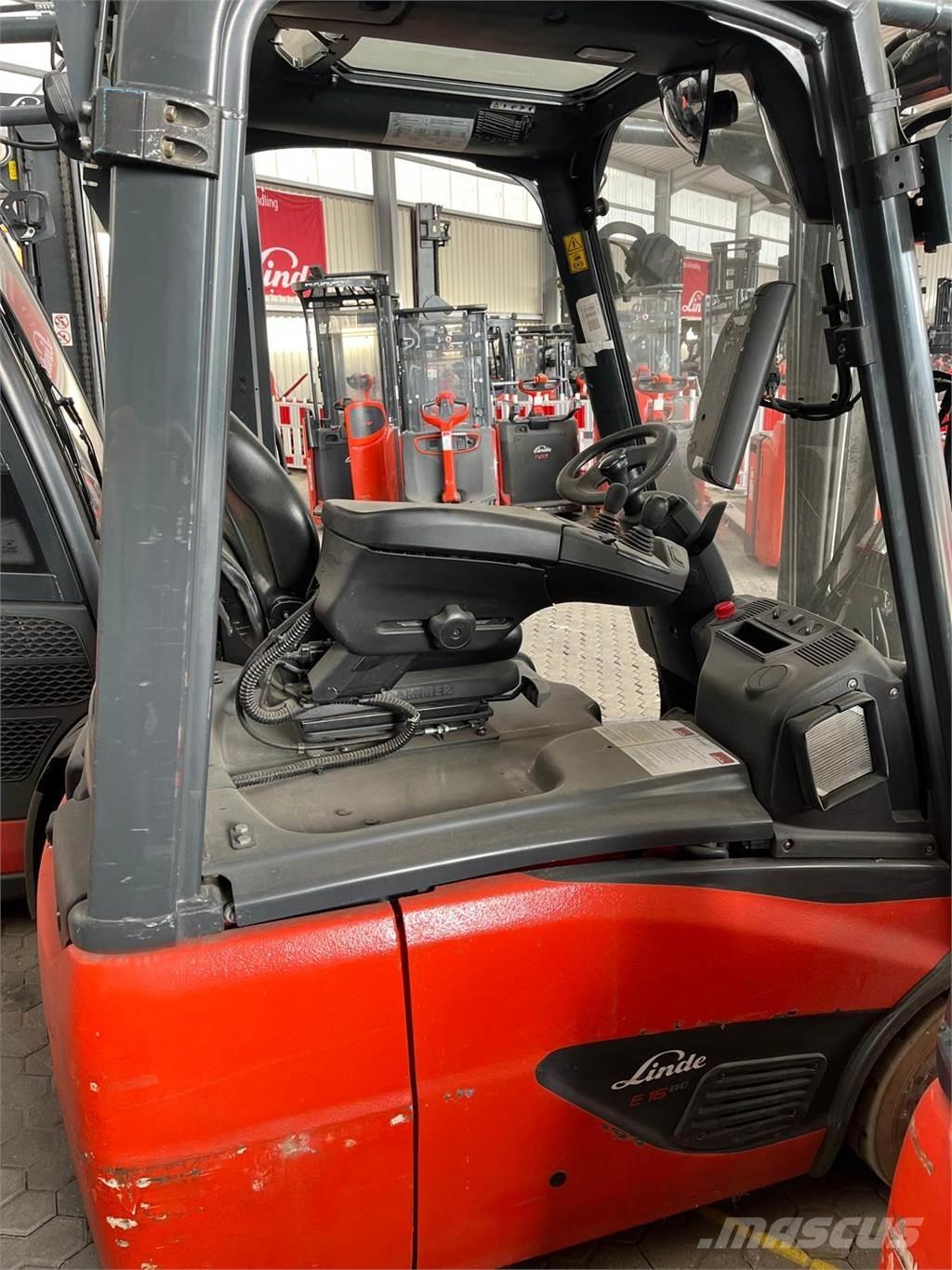 Linde E16C Elektriniai šakiniai krautuvai