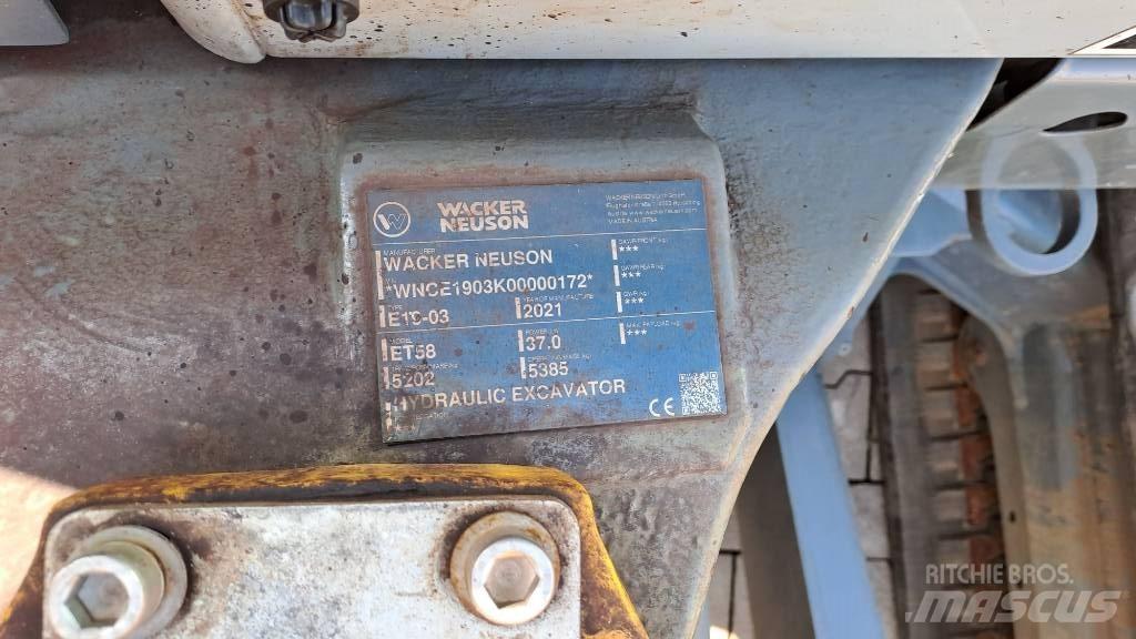 Wacker Neuson ET58 Vikšriniai ekskavatoriai