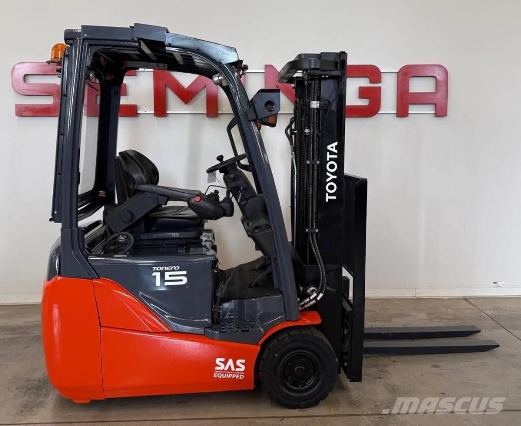 Toyota 10970 - 8FBE15T Elektriniai šakiniai krautuvai