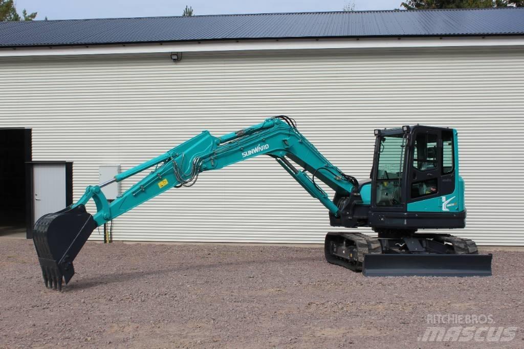 Sunward SWE 90 UF Vidutinės galios ekskavatoriai 7-12 t