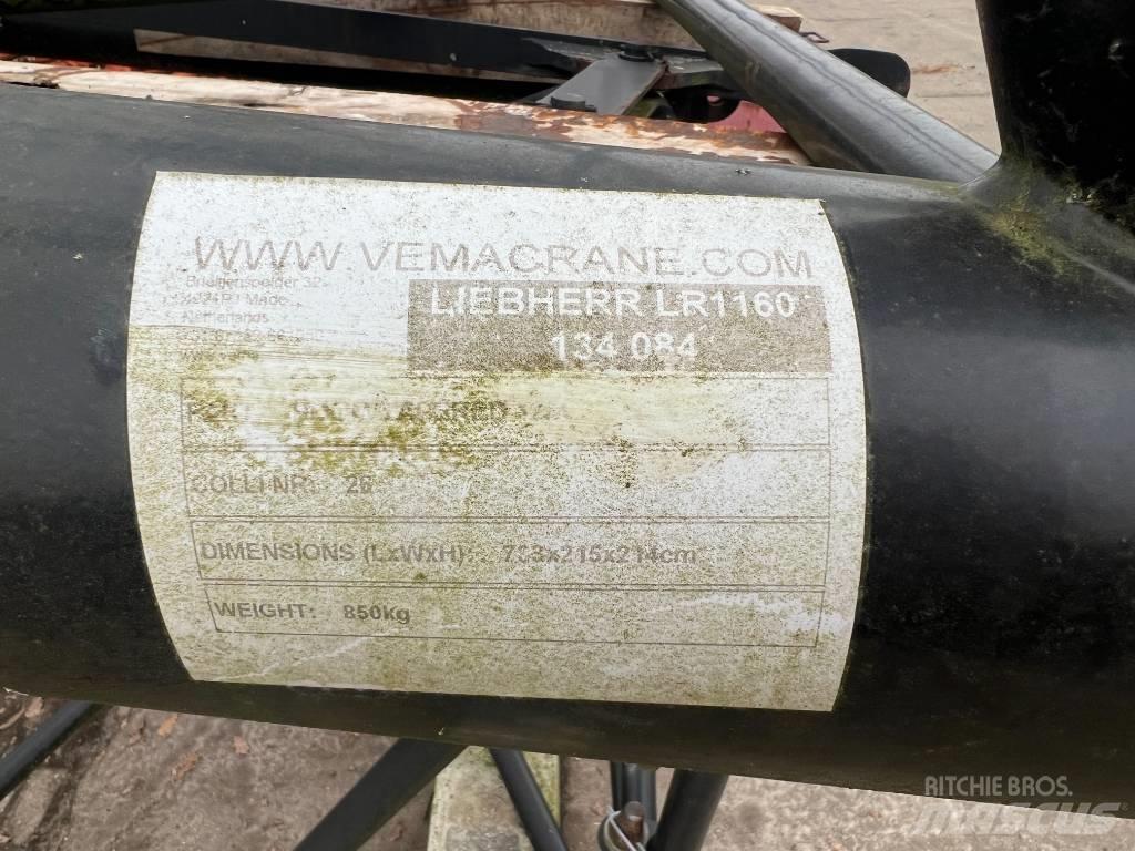 Liebherr LR 1160 Kranų dalys ir įranga
