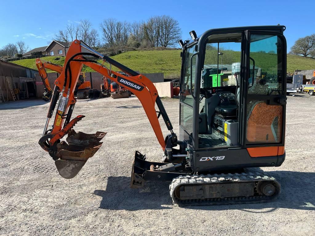 Doosan DX 19 Mini ekskavatoriai < 7 t