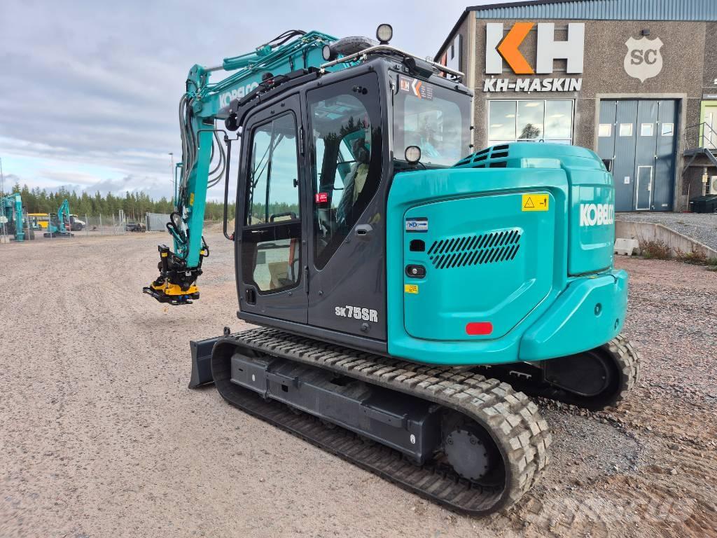 Kobelco SK75SR-7 Vidutinės galios ekskavatoriai 7-12 t