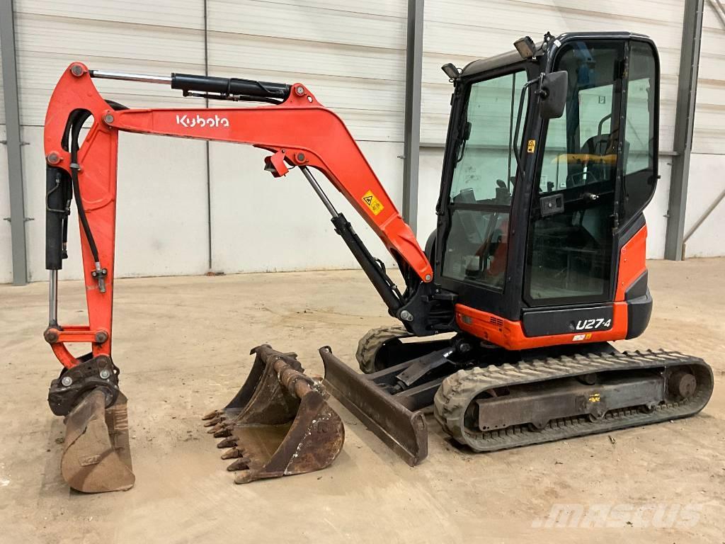 Kubota U 27-4 Mini ekskavatoriai < 7 t