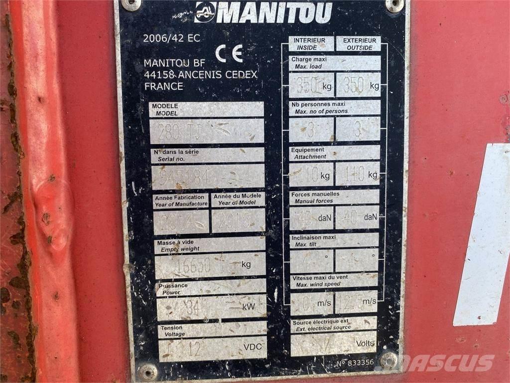 Manitou 280TJ Alkūniniai keltuvai
