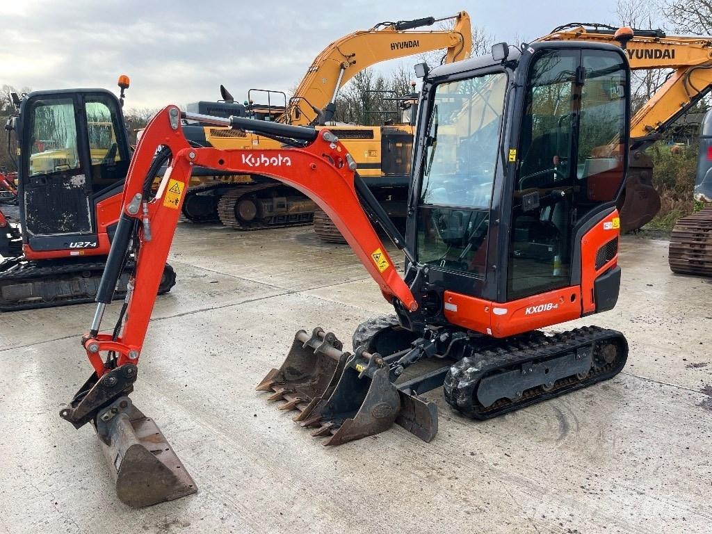 Kubota KX 018-4 Mini ekskavatoriai < 7 t