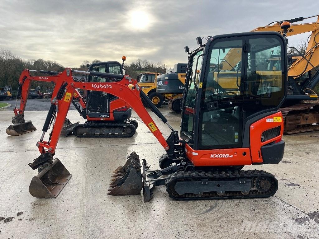 Kubota KX 018-4 Mini ekskavatoriai < 7 t