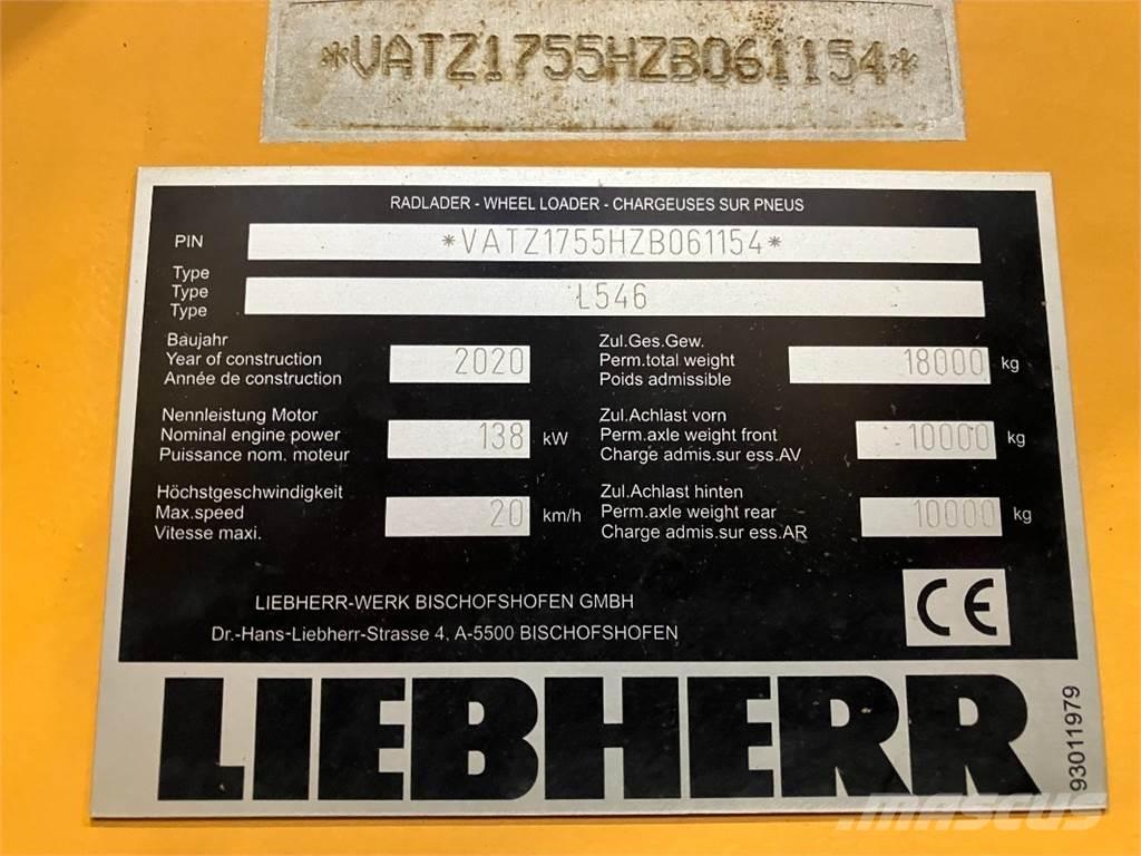 Liebherr L546 Naudoti ratiniai krautuvai
