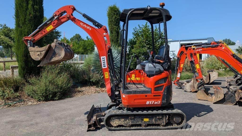 Kubota U 17-3 Mini ekskavatoriai < 7 t