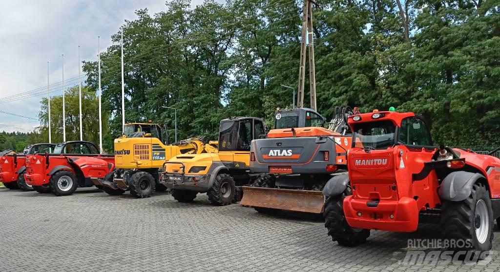 Komatsu PW118 MR-11 Ratiniai ekskavatoriai