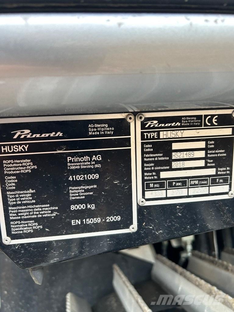 Prinoth Husky Sniego valytuvai