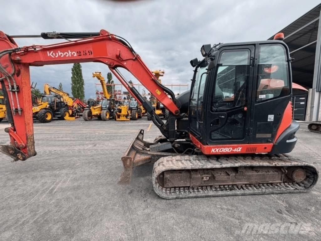 Kubota KX 080-4 Vidutinės galios ekskavatoriai 7-12 t
