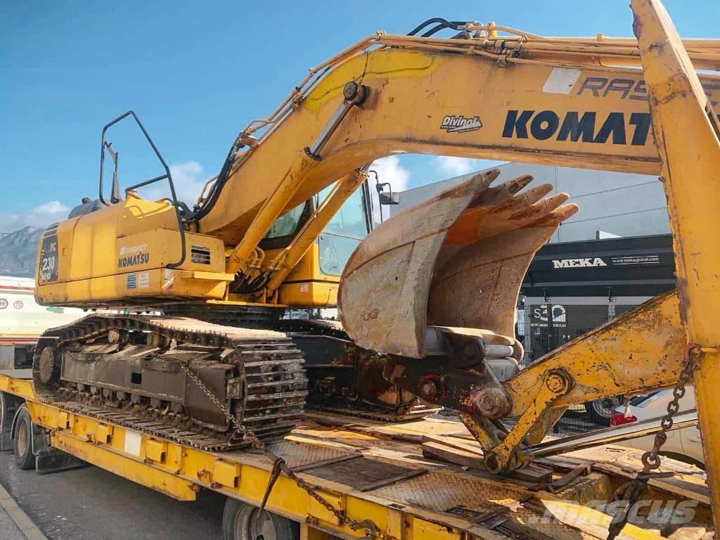 Komatsu PC 230 NHD Vikšriniai ekskavatoriai