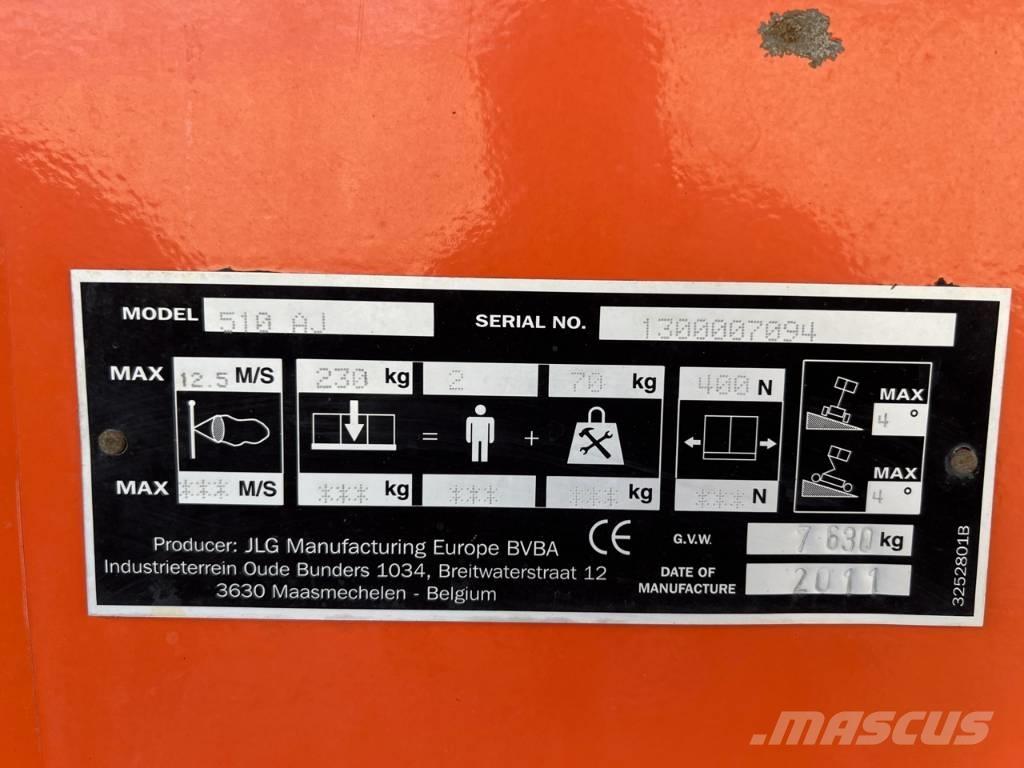 JLG 510 AJ Alkūniniai keltuvai