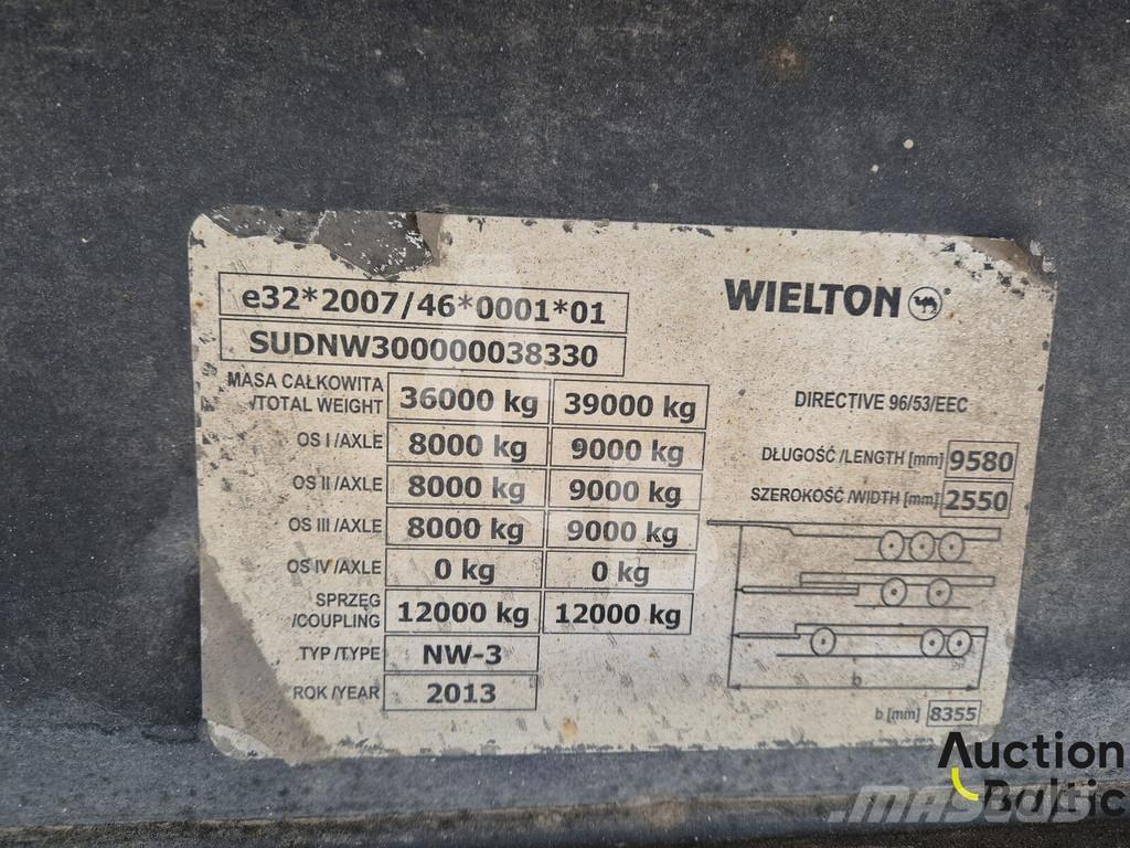 Wielton NW-3 Tentinės puspriekabės