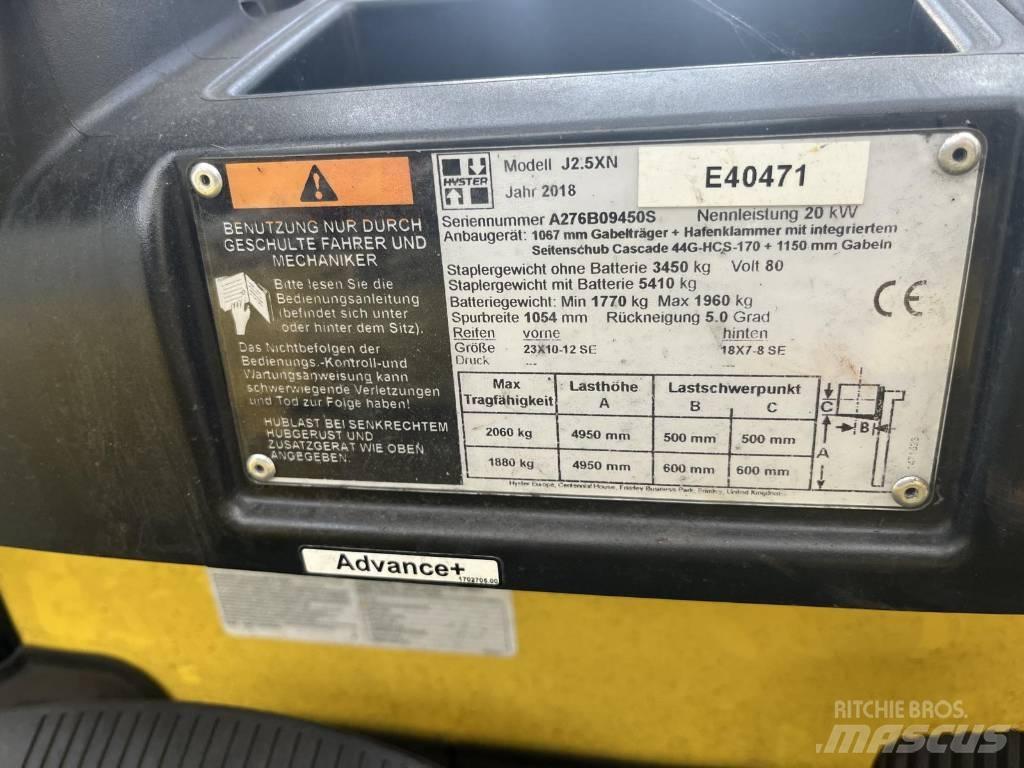 Hyster J2.5XN Elektriniai šakiniai krautuvai