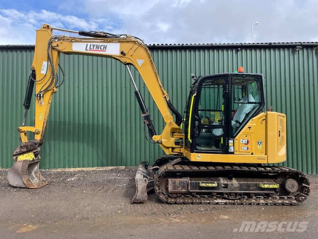 CAT 308 CR Vidutinės galios ekskavatoriai 7-12 t