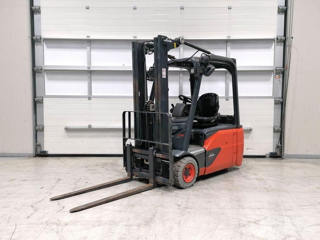 Linde E16L-02 Elektriniai šakiniai krautuvai