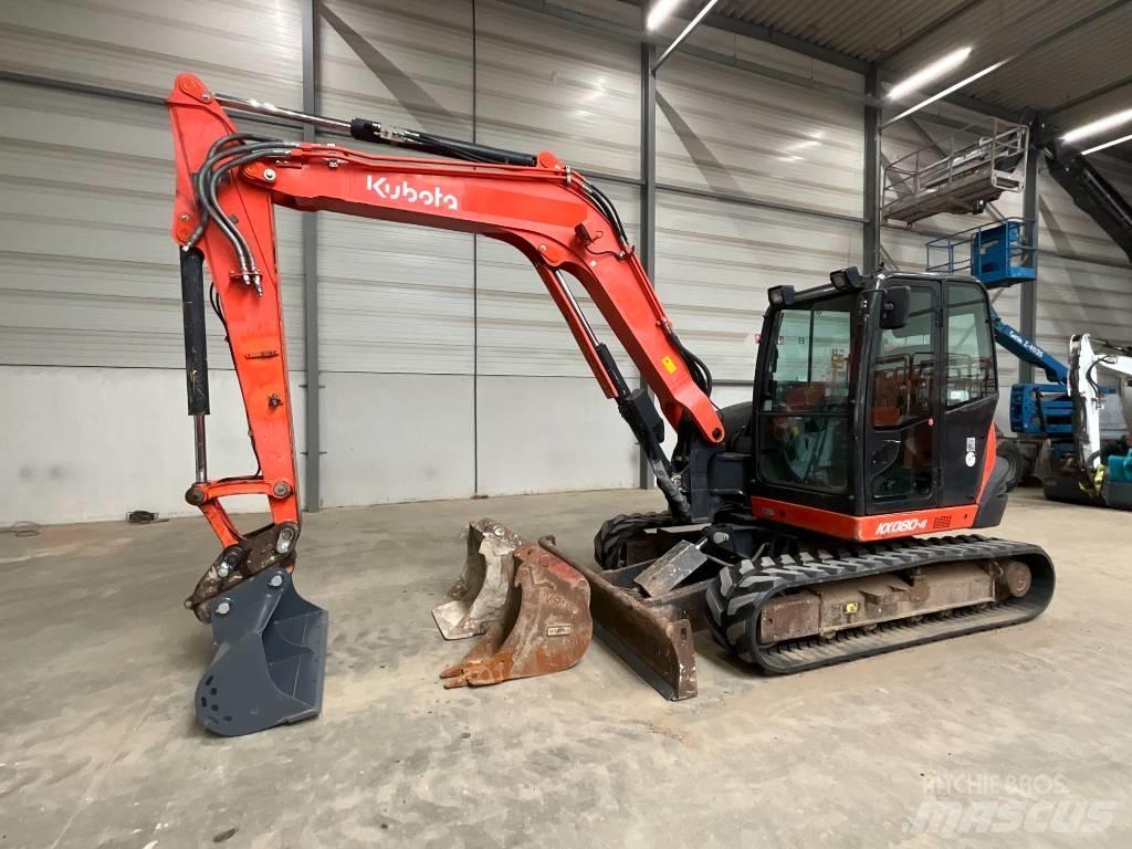 Kubota KX 080-4 Vidutinės galios ekskavatoriai 7-12 t