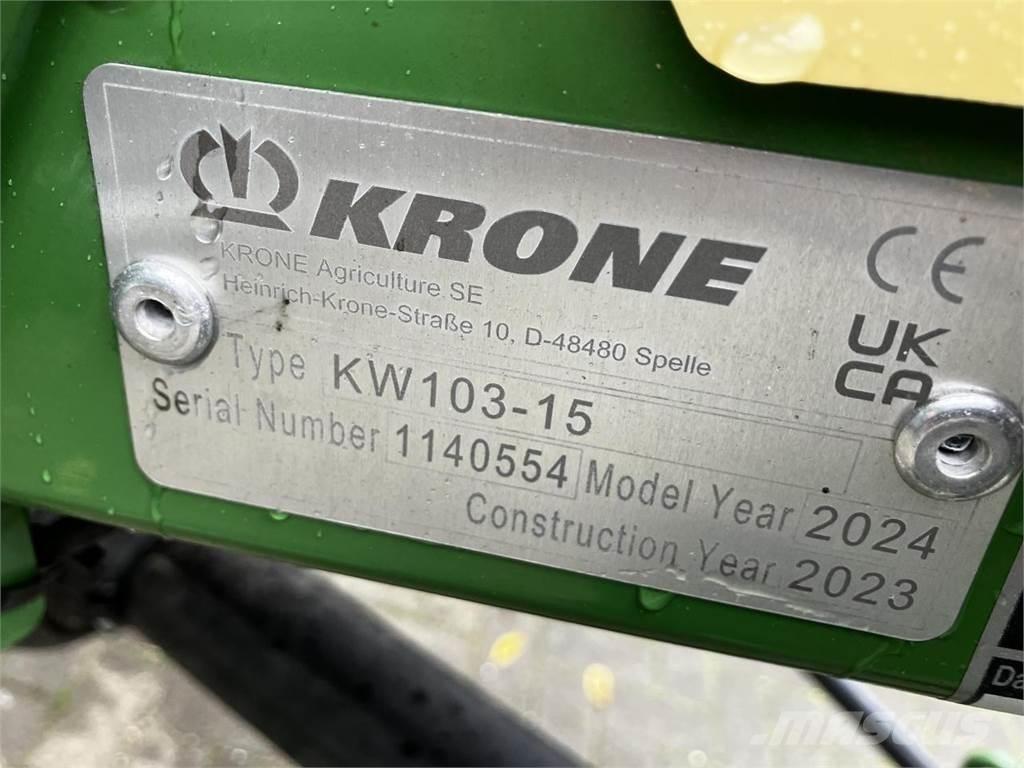Krone Vendro 1020 Šieno grėbliai ir vartytuvai