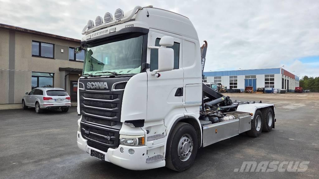 Scania R520 6X4 Sunkvežimiai su keliamuoju kabliu