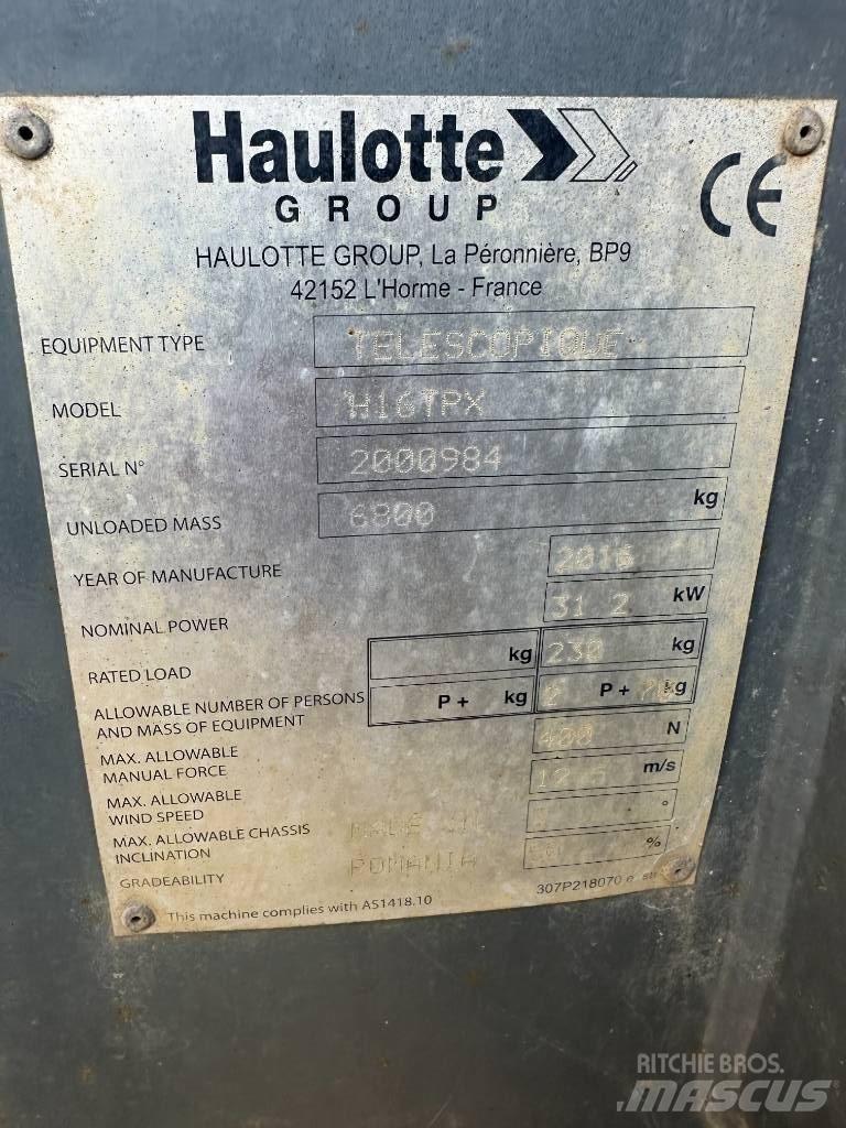 Haulotte H 16 TPX Teleskopiniai keltuvai