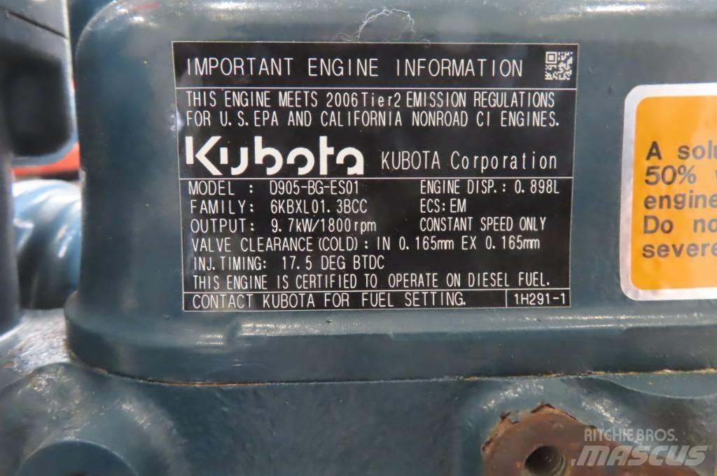 Kubota D905 Varikliai