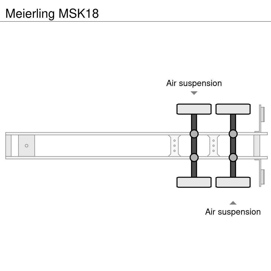 Meierling MSK18 Savivartės puspriekabės