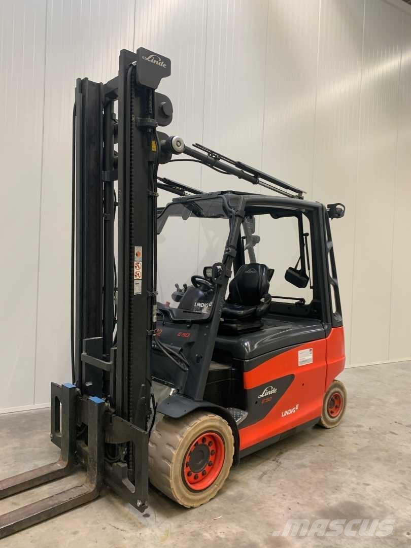 Linde E50HL Elektriniai šakiniai krautuvai