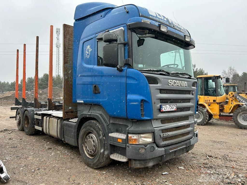 Scania R 420 Miškovežių vilkikai