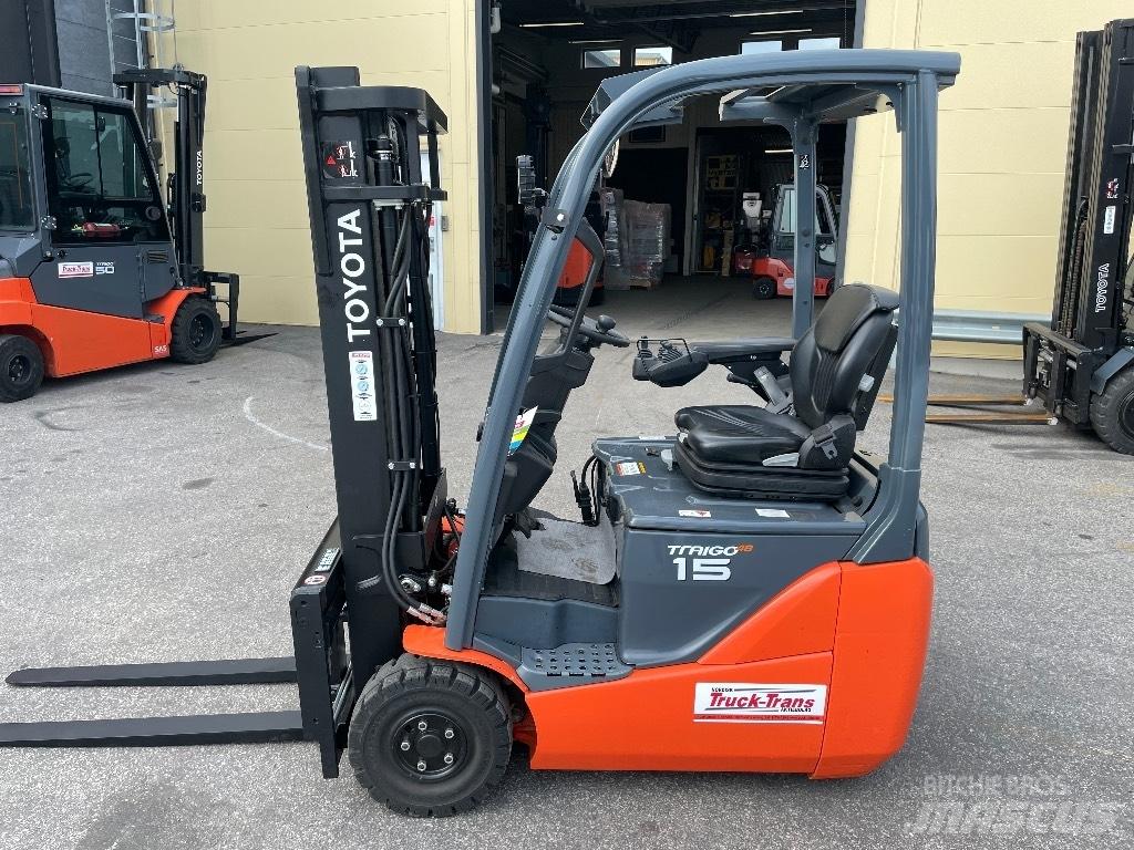 Toyota 8FBE15T Elektriniai šakiniai krautuvai