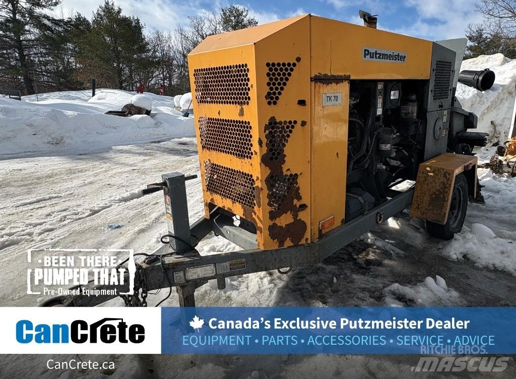 Putzmeister TK 70 Betono siurbliai