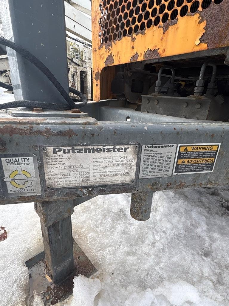 Putzmeister TK 70 Betono siurbliai